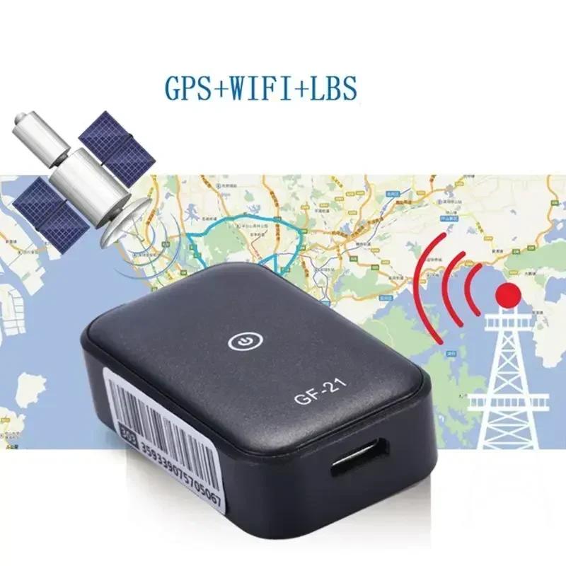 Mini GPS Car Tracker App Anti-Lost Device Voice Control Recording Locator High-definition Microphone WIFI+LBS+GPS for 2G SIM