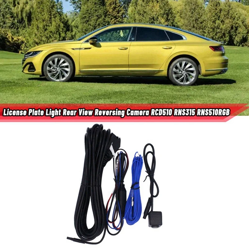 

Car License Plate Light Rear View Camera With Cable Kits RCD510 RNS315 RNS510RGB Reverse Parking Assist Camera Easy Install