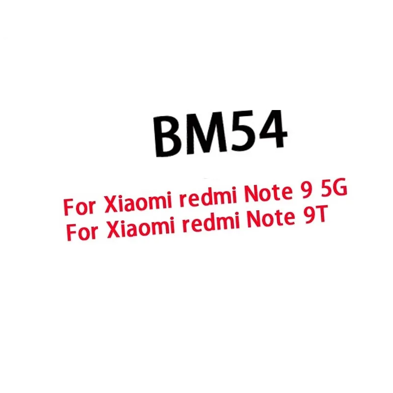 

Fast Shipping 5000mAh Battery BM54 Battery For Xiaomi redmi note9 5G / Note 9T MTK800U Battery Batteries Bateria Batterij+Tools