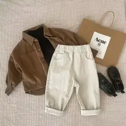 Kinder Set 2024 neue Jungen Baby Frühling und Herbst coole und schöne Hemd hose 2 Stück Kinder kleidung für Jungen