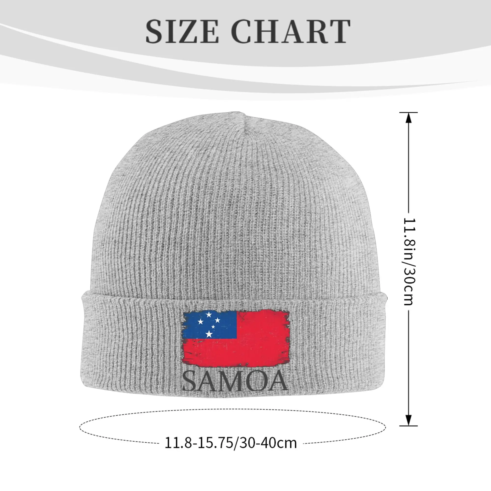 Samoa Country Flag Samoa Country Tourist Samoa Team  Beanie Hats  Skullies Beanies Men Women Vintage Elastic Caps Bonnet Hats
