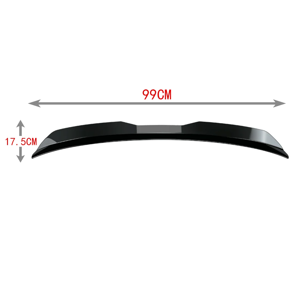 Rear Roof Lip Spoiler For Volkswagen VW Golf 5 MK5 R32 GTI R Hatchback Black / Carbon Look Car Tail Wing Car Styling