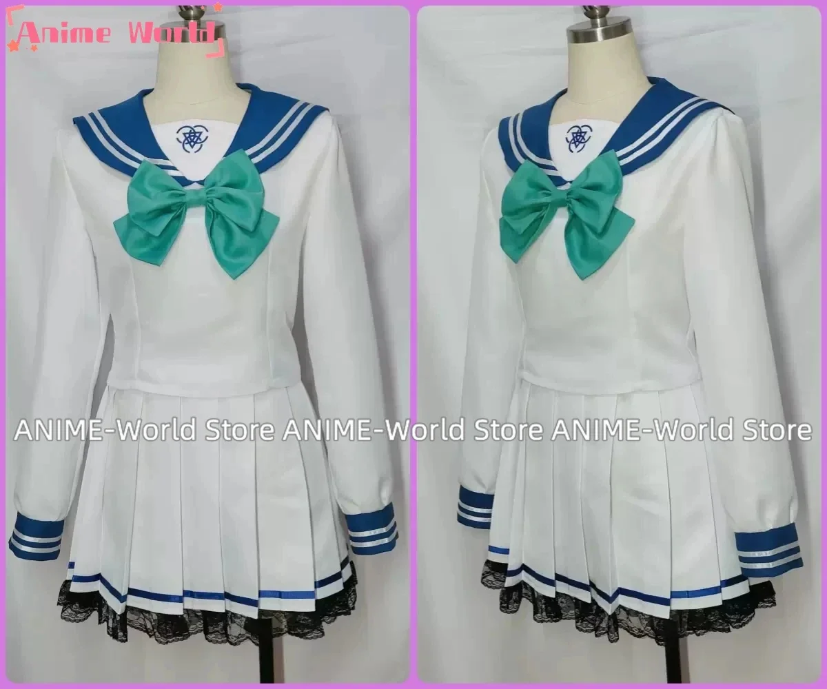 《Custom size》Anime Blue Archive Kurimura Airi Sailor Suit Cosplay Costume Clothing Prop Headdress Wig Shoes