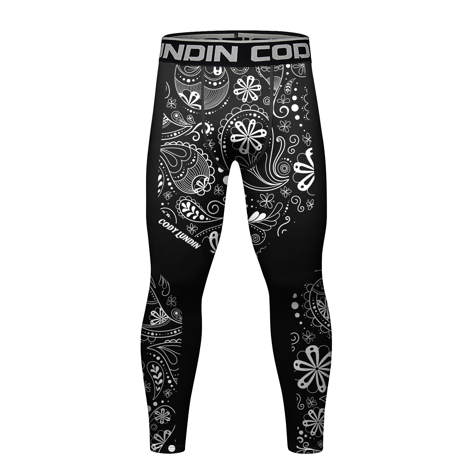 Cody Lundin Man Sport Tights Stretchy Training Pants Compression Gym Fitness 3D Print Bodybuilding Jogging BJJ Jiu Jitsu Legging