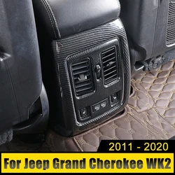 For Jeep Grand Cherokee WK2 2011 2012 2013 2014 2015 2016 2017 2018 2019 2020 Car Rear Armrest Console Vent Outlet Cover Trim