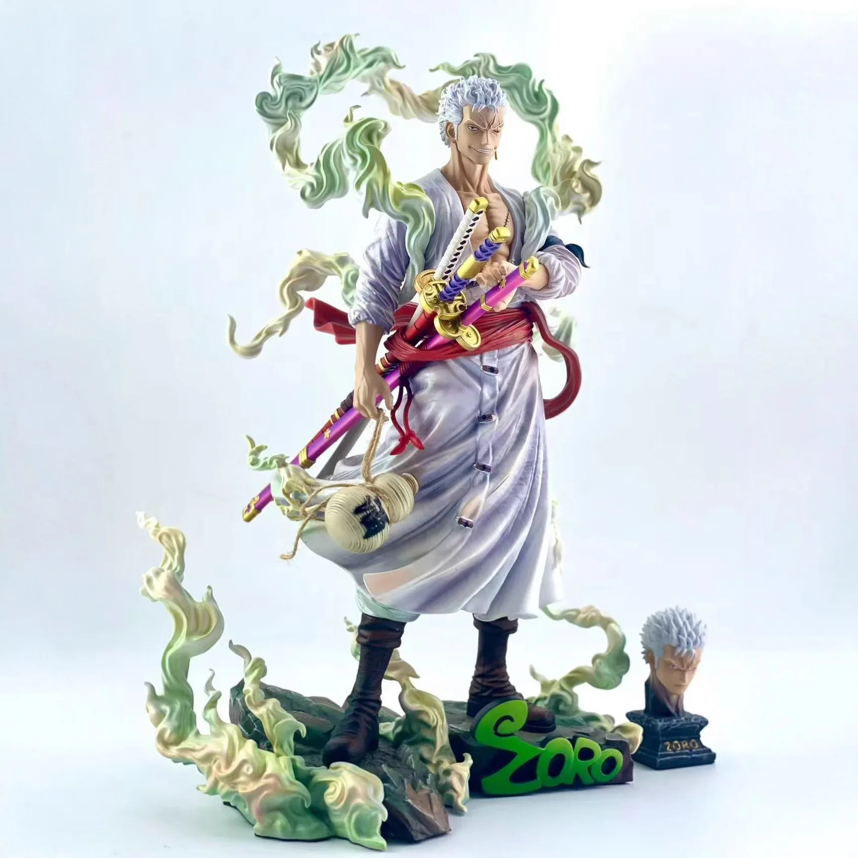 

28cm FIT Nika Zoro One Piece Anime Figure Collectible Model Statue Desktop Decoration Pvc Figurine gifts
