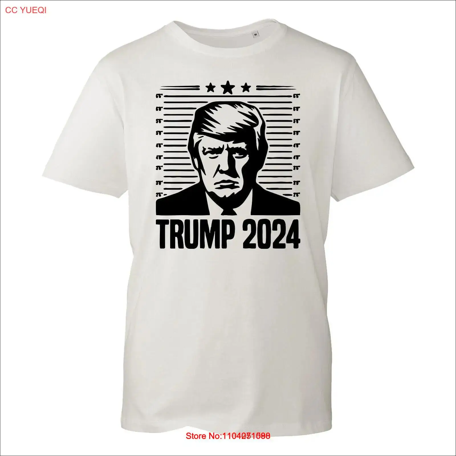 Trump 2024 T Shirt US Elections Mugshot Never Surrender Donald Top Unisex Tee