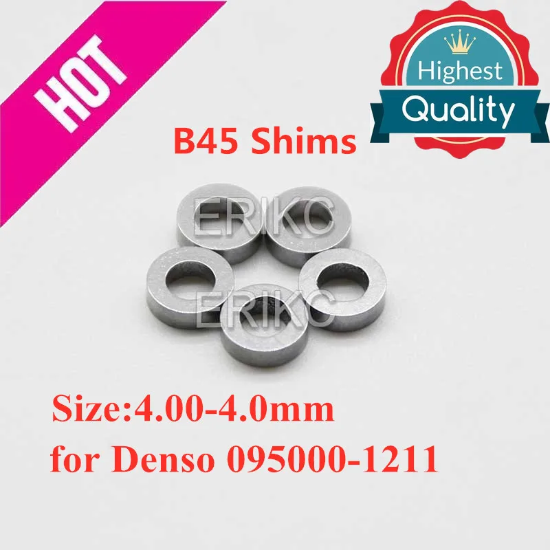 

50PCS B45 4.00-4.09mm Diesel Nozzle Adjusting Gasket B45 Adjust Shims Common Rail Injector Valve Washers for DENSO 095000-1211