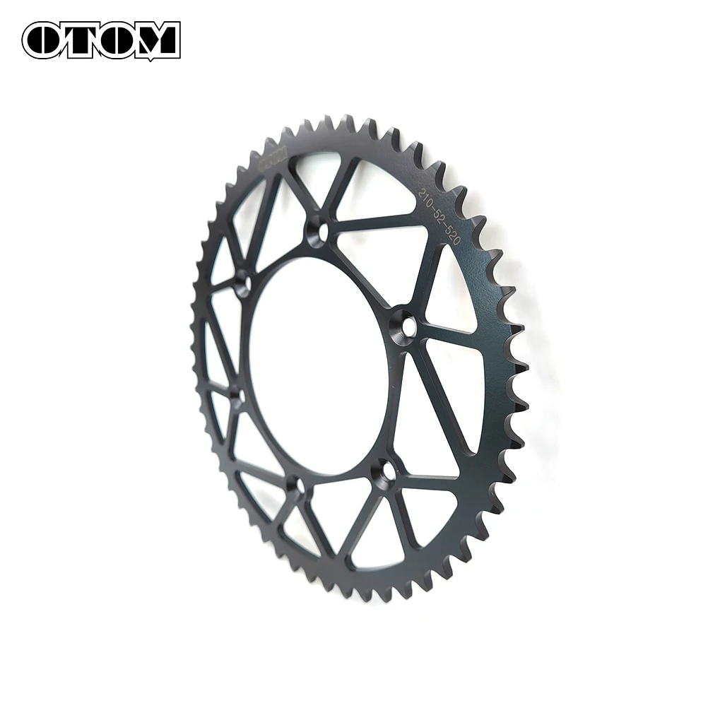 OTOM 2023 Motorcycle Rear Sprocket Carbon Steel Chain 520-48T/520-50T/520-52T For HONDA CR125R CRF150F CRF250R CRF450R CRF450L