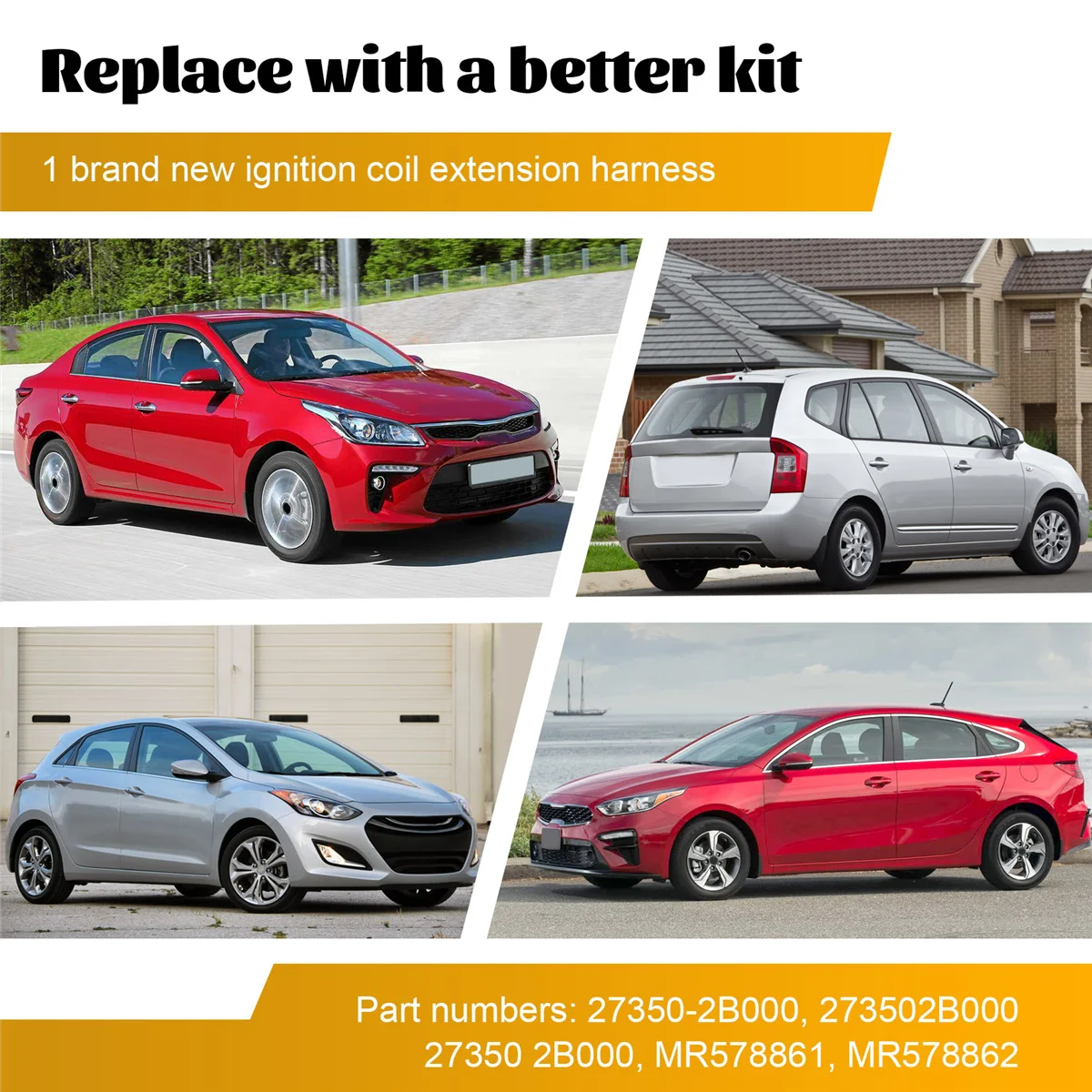 Fil d'extension de bobine de ville, tout neuf, SFP 27350-2B000 pour Hyundai Elantra Accent Kia Rio Soul Ceed Cerato Spectra