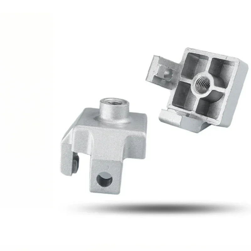 Aluminum Profile Foot Mount Connector Block, 3030 & 4040 Profile Wheel Cup for Caster Wheel Fixing