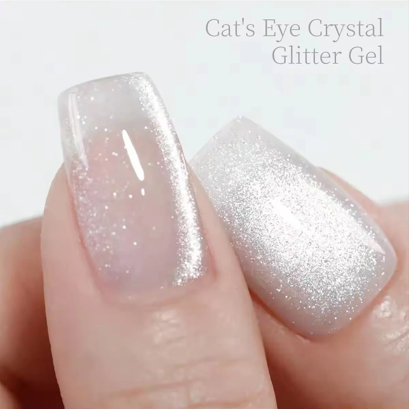 

12ML 1PCS Christmas Nails 2025 New Autumn Nails White Clear Glass Bead Small Light Bulb Crystal Magnet Cat Eye Gel Nail Polish