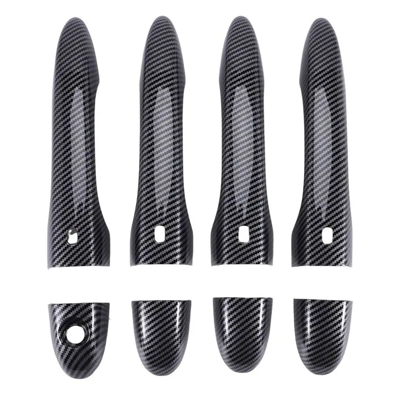 Leading-Carbon Fiber Outer Door Handle Cover Trim Decoration For Levante 2016 2017 2018 Ghibli 2014-2018 Quattroporte 2