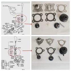 Conjunto de nivel de cambio de marchas M/T para Mitsubishi PAJERO MONTERO II 2nd V31 V32 V33 V43 MR110456 MR567088 MD739289 MR110604