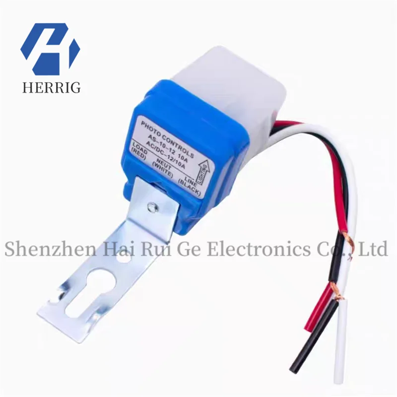 

Rainproof Automatic Street Light Sensor Switch AS-10 Light Control Switch 220V Automatic Light Sensor Controller