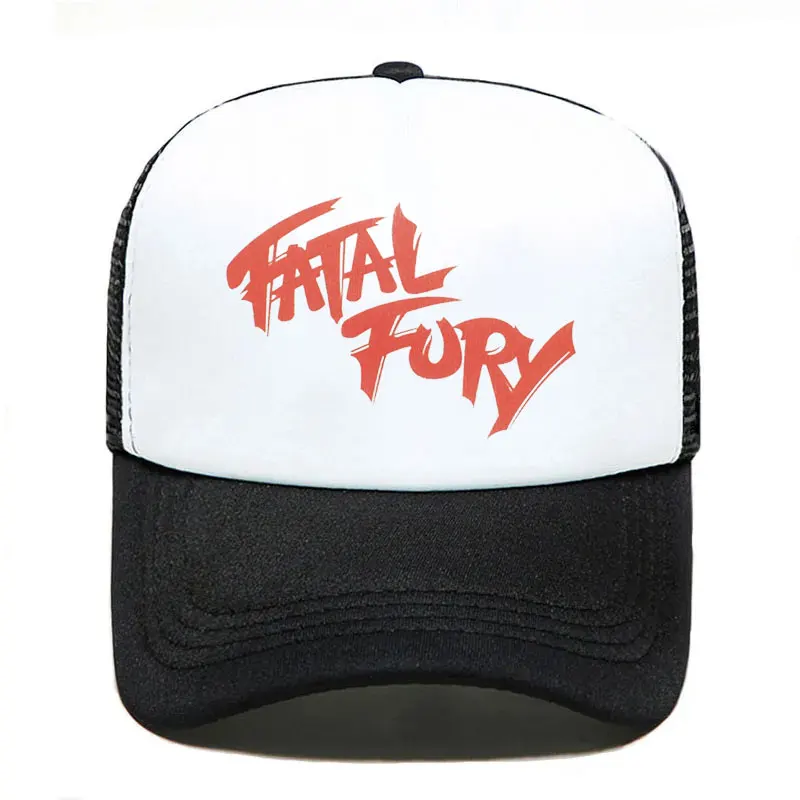 Terry Bogard Coser Cap FATAL Hat Trucker Cap Cosplay Coser Cap Hat Summer Mesh Caps for Men Cosplay Coser