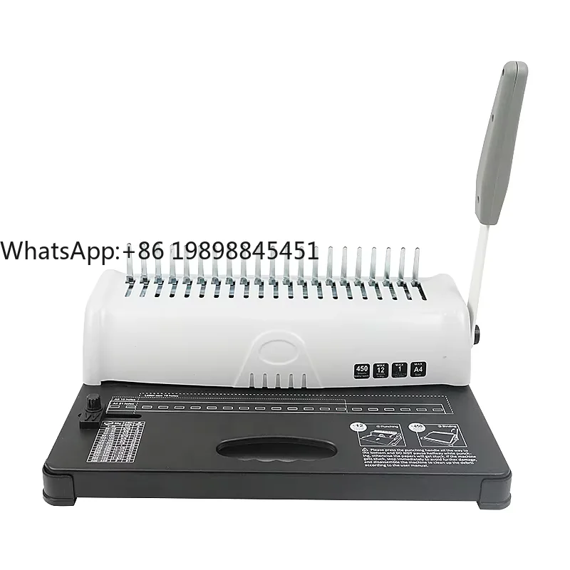 

High Quality 21 Holes Automatic Document Binding Machine Perfect Manual Book Printing Spiral Binding Machine