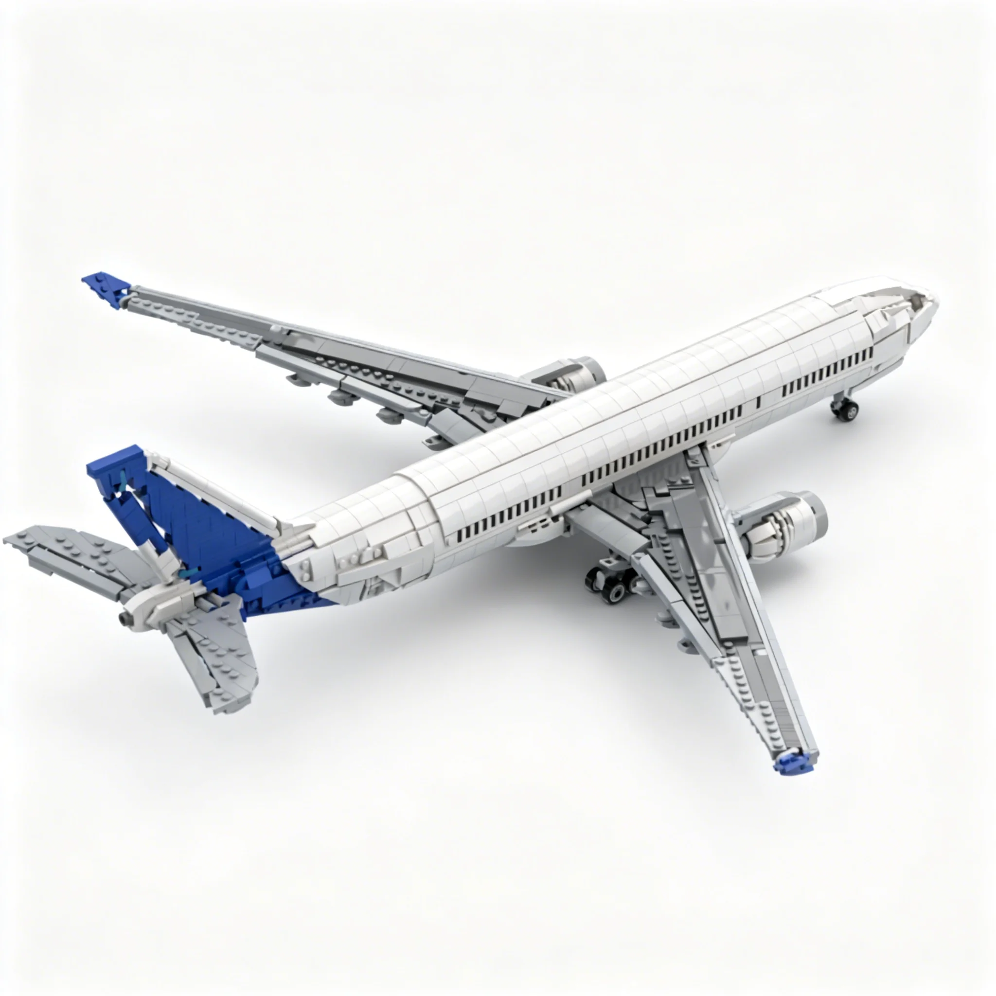 2144pcs MOC Airbus A330 Factory Livery Creator Expert Model Building Blocks Construction Toy Christmas Gifts DIY Idea Brick