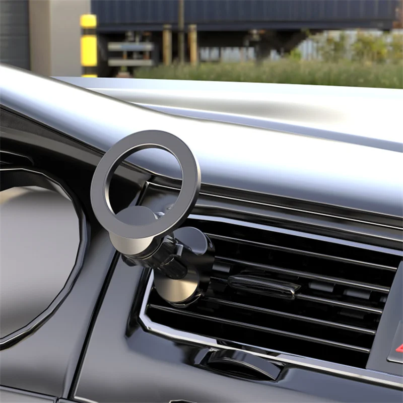 

Magnetic Car Air Vent Phone Holder For iPhone 12 13 14 15 16 Pro Max Magsafe Strong Magnet Car Cradle Air Outlets Clip Bracket