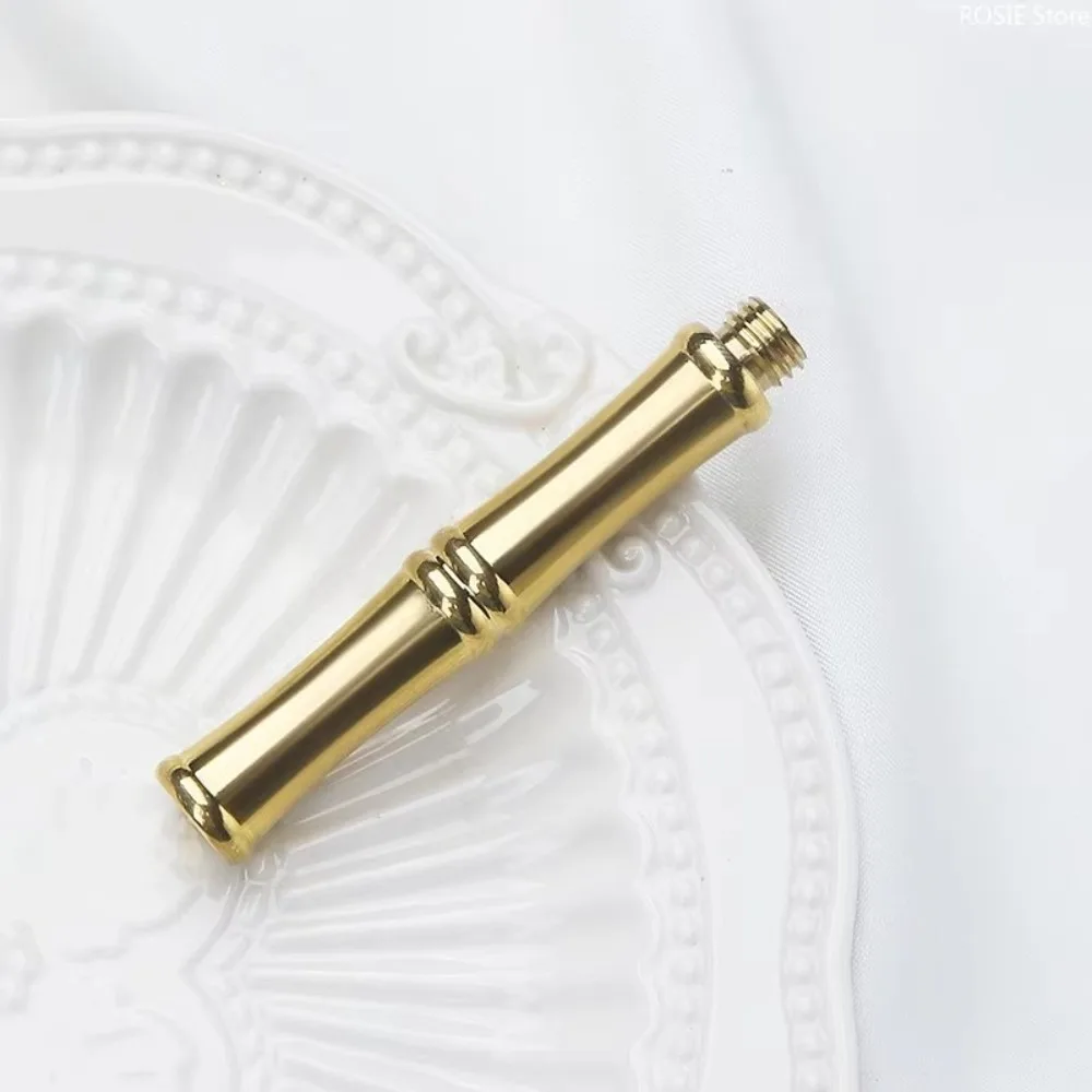 Bamboo Shape Wax Seal Stamp Brass Material Detachable Head Brass Stamp Handle DIY Assembly Universal Stamp Handle Tool