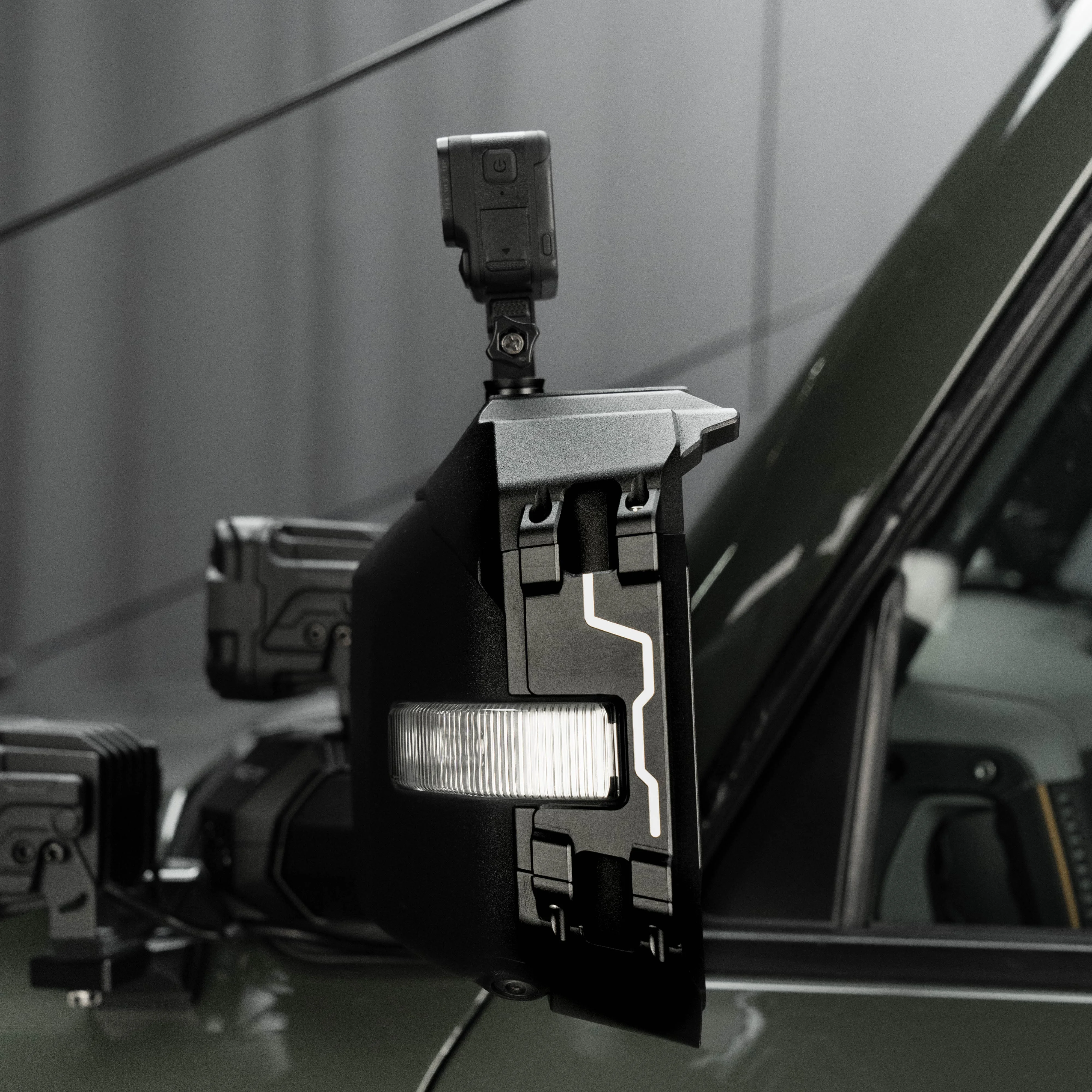 ملحق درع المطر الخاص من MUYE NEPT لسيارة Ford Bronco Mach Nept مرآة الرؤية الخلفية للطرق الوعرة للموديلات المحلية والمستوردة