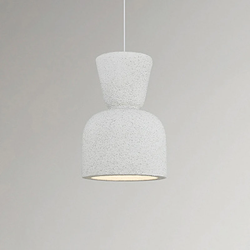 nova linha wabi sabi sala de estar lustre cor fresca leite cha loja pendente lampada designer manchado branco casa ficar droplight 01