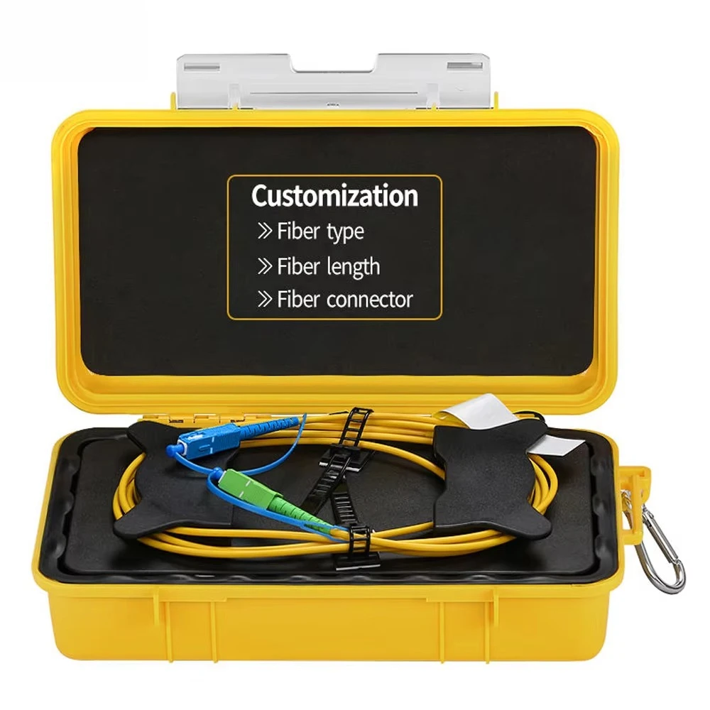 High Quality OTDR  Fiber OpticTest Extension Cord for FTTH Customized Length/Type/Connector G652D G657A OTDR Launch Cable