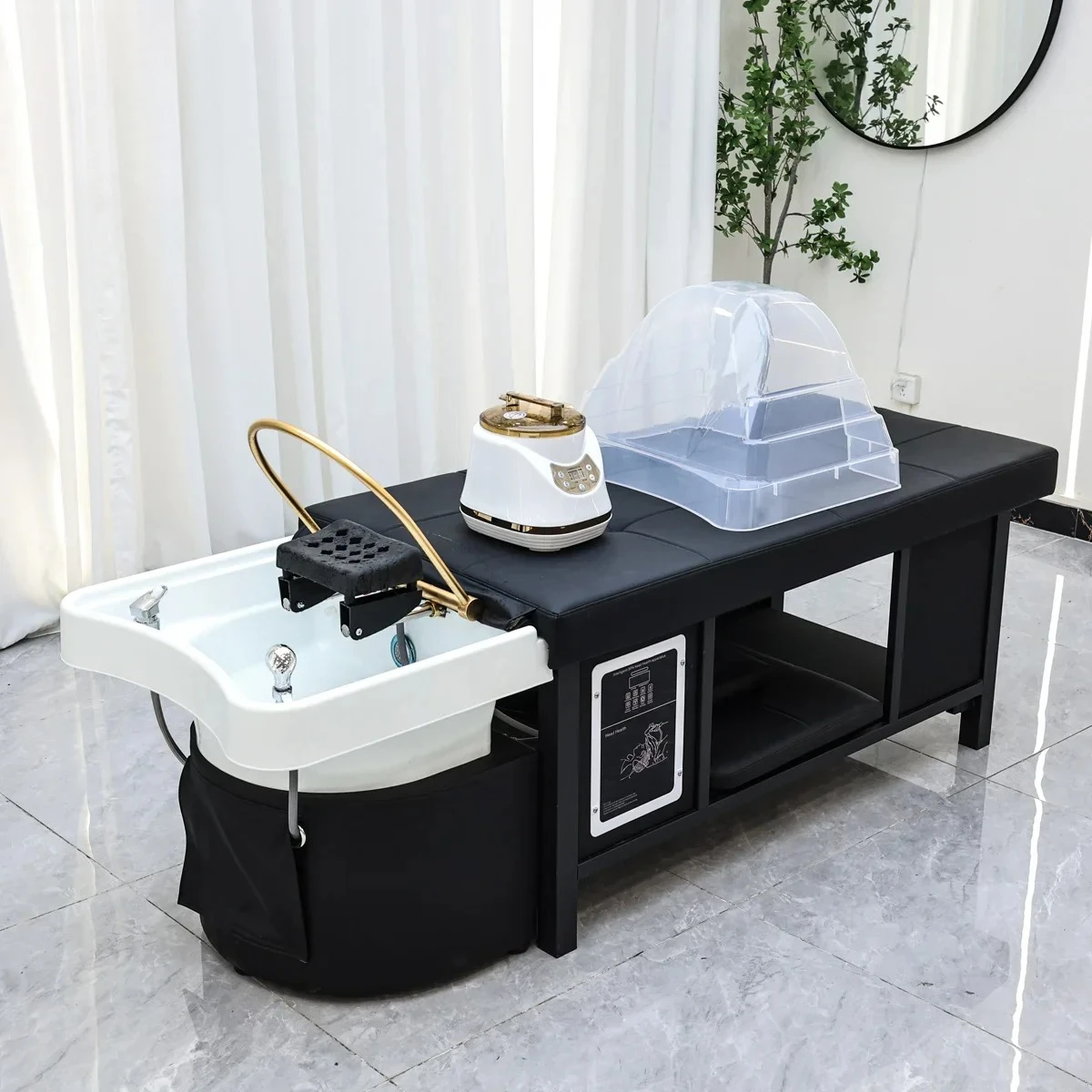 Hair Wash & Head SPA Fumigation Shampoo Bed Beauty Salon Massage Table Massage Beds Barber Shop Commercial Furniture