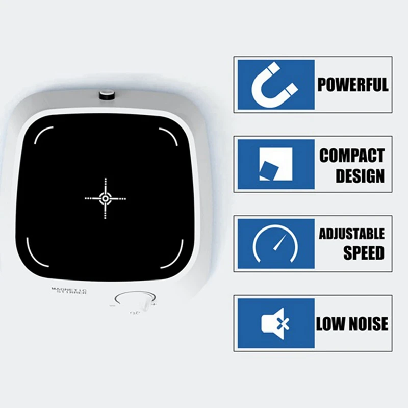 1Set Magnetic Stirrer Lab Equipment Magnetic Agitator Magnetic Mixer For Scientific Research And Home Brewing EU Plug