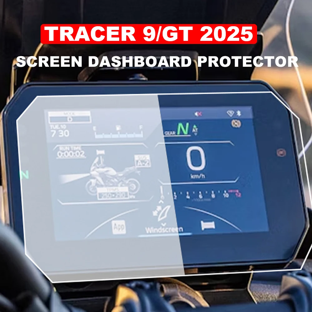 For Yamaha Tracer 9 TPU Motorcycle Protection Instrument Film Scratch Cluster Screen Dashboard Accessories LCD TFT Retrofit Part
