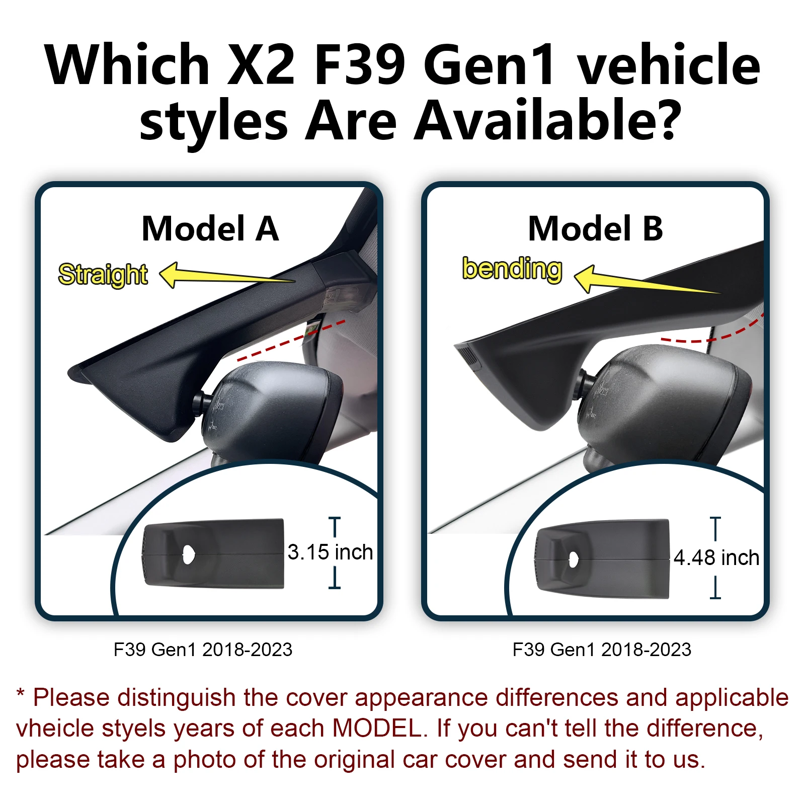 4K STARVIS 2 IMX678 IMX675 Sensor Dash Cam For BMW X2 F39 Gen1 Car Camera Recorder 2018-2023 (Model A/B) WiFi & APP GPS DashCam