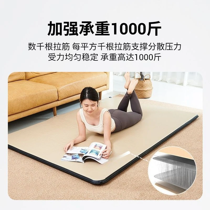 Inflatable mattress Home moisture-proof mattress Brushed  Portable waterproof floor Single double mattress