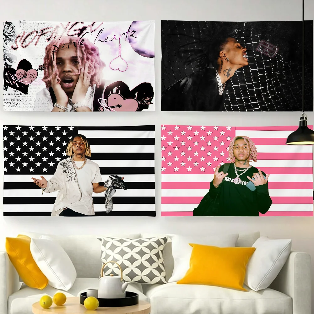 Rapper S-Sofaygo flag For Garden Party Living Room Home Wall Decor Banner Bedroom Outdoor Tapestry