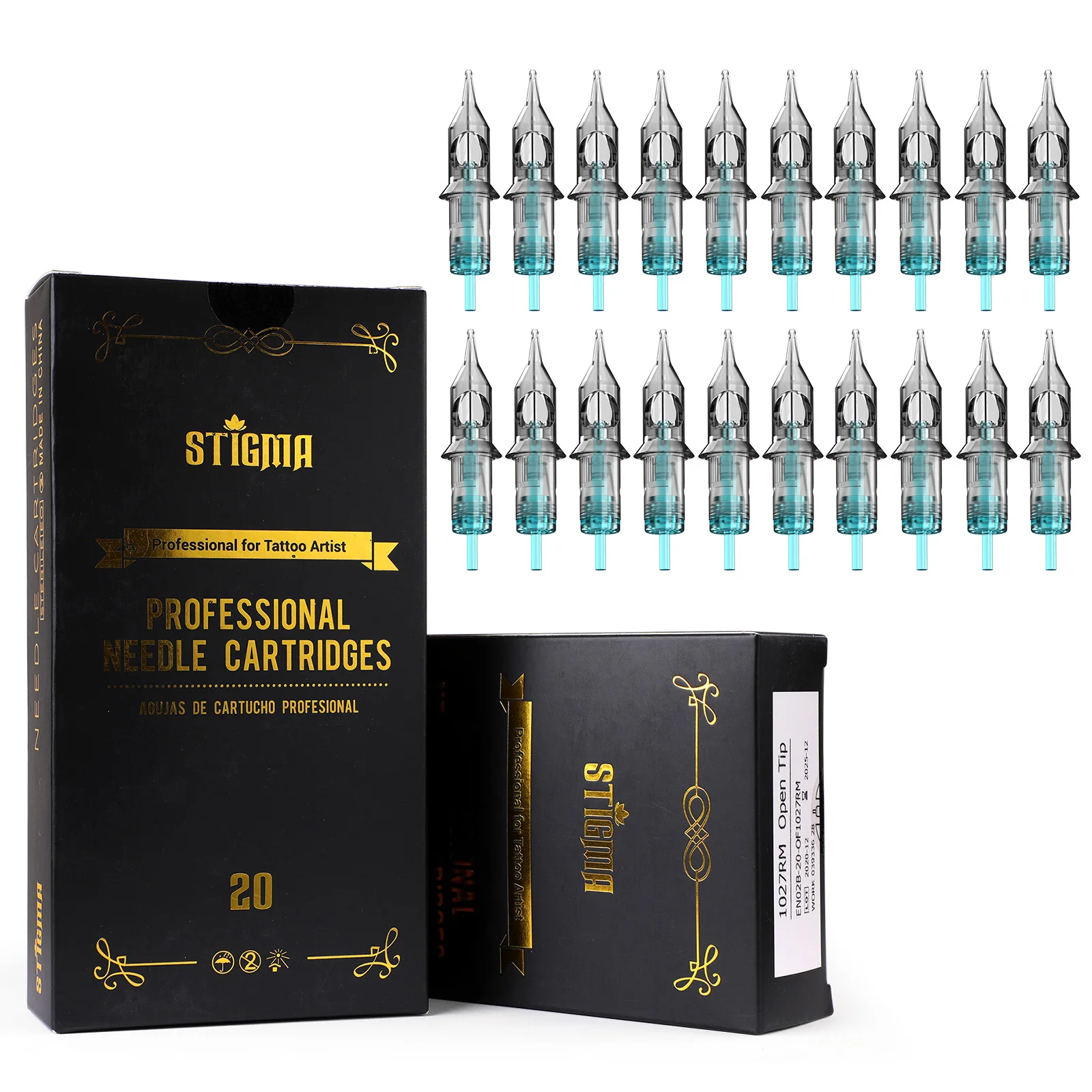 

STIGMA High Quality Tattoo Needle Cartridge Blue Disposable tattoo Machines By Tattoo Artists for Tattoo Lovers