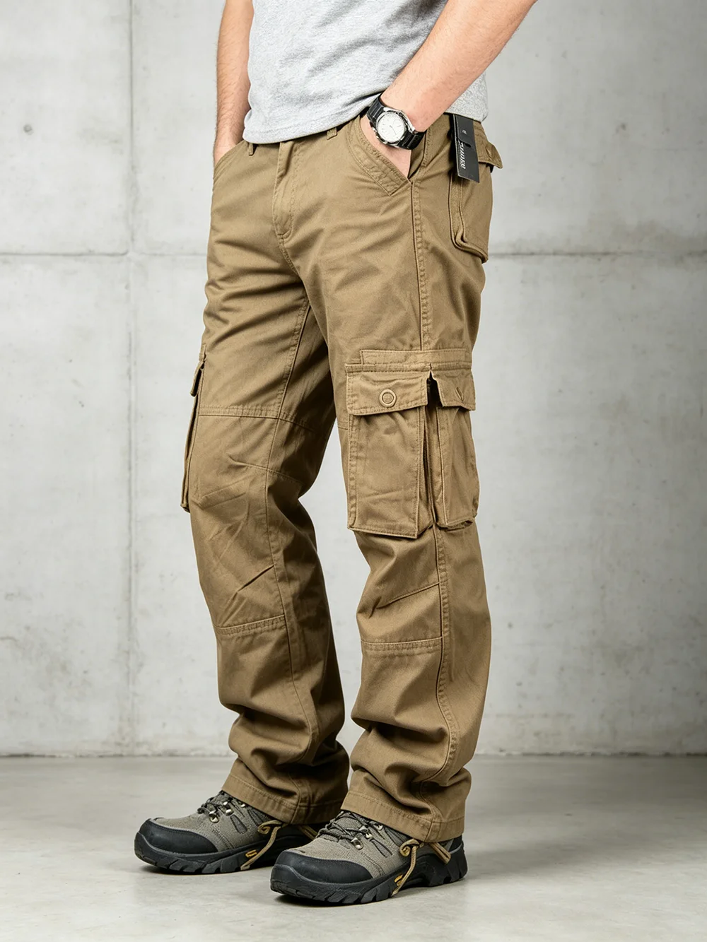 

Tactical Cargo Pants Men Cotton Overalls Outdoor Work Trousers Big Size Hombre Clothing Camo Hiking Pants Multiple Pockets
