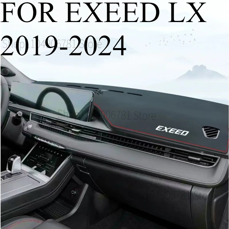 

FOR EXEED ‌LX 2019-2024 Car Dash Mat Dashmat Dashboard Mat Cover Sun Shade Dash Board Cover Carpet Accessories