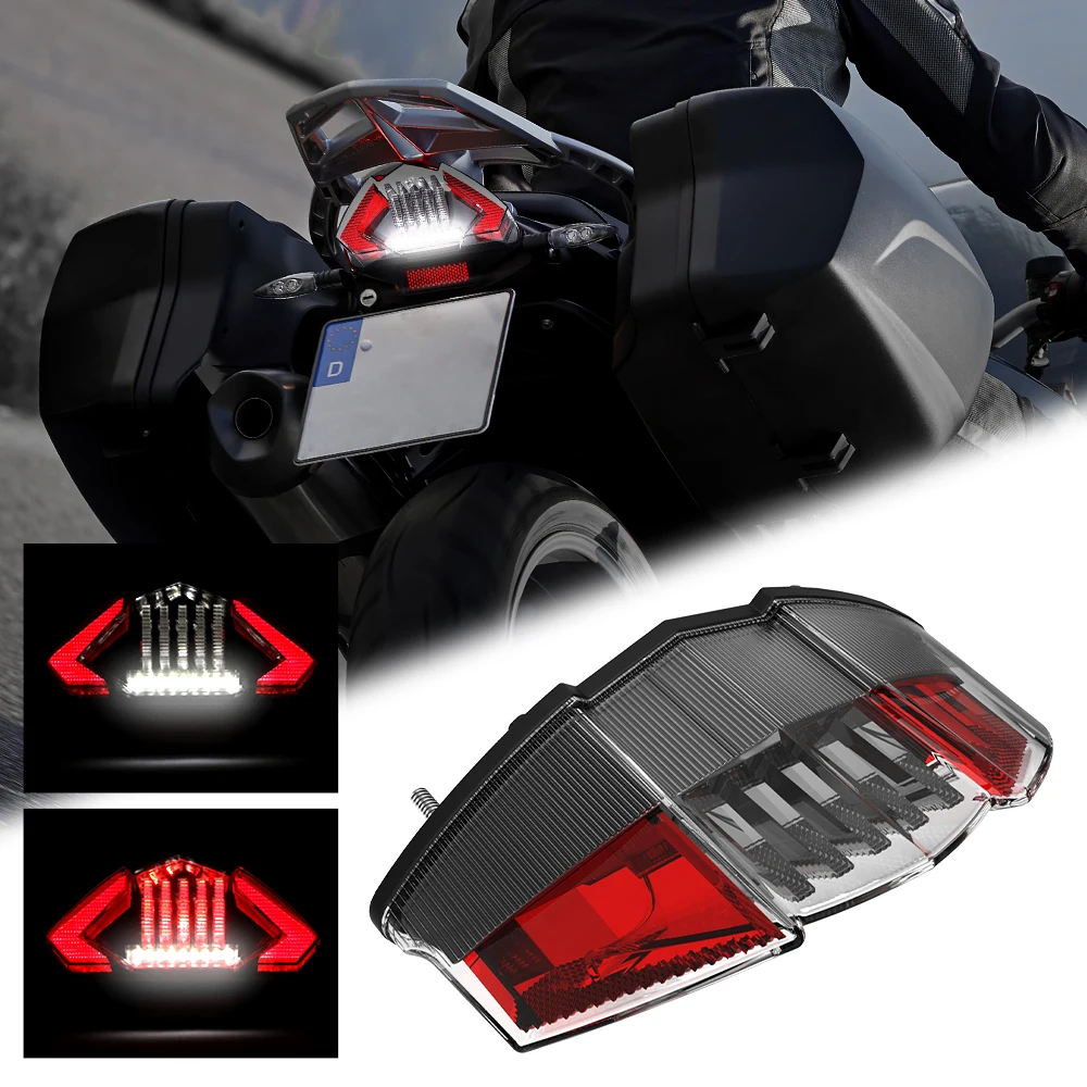 Motorcycle Parts & Accessories Tail Lamps Motorcycle Led Tail Light Rear Brake Light With Indicator for F650 Dakar F800