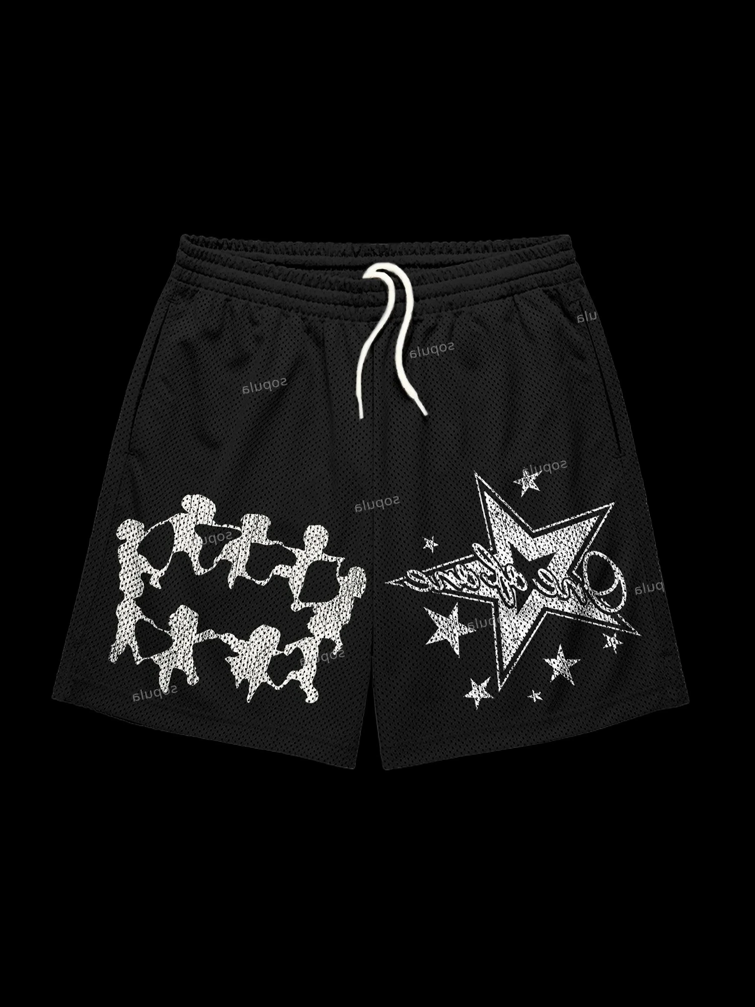 

Шорты в уличном стиле с забавными мультяшными узорами, дышащие баскетбольные свободные спортивные шорты для тренировок, фитнеса, тренажерного зала, модные быстросохнущие шорты, мото