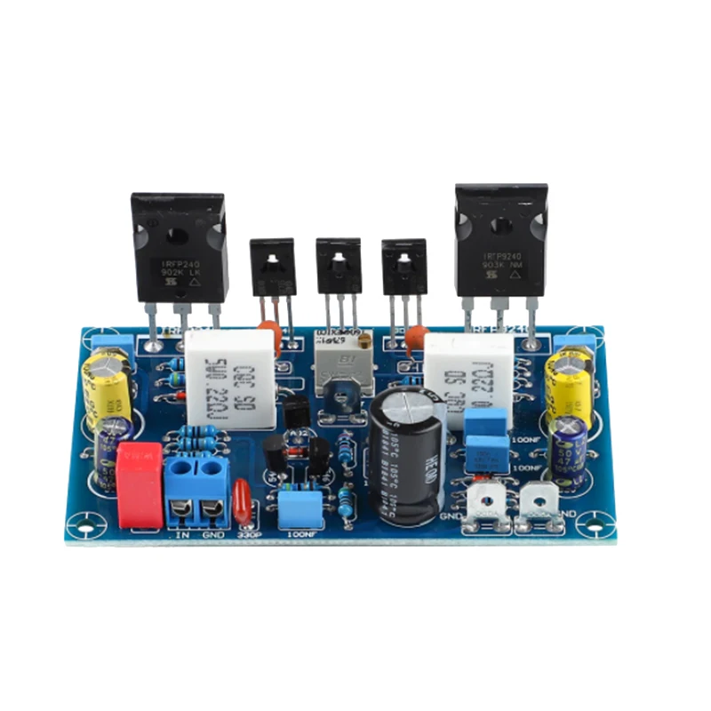 1Pair Power Amplifier Board 100Wx2 Amplificador IRF240 FET Class A Power Amplifier Audio Board Amp for Home Sound