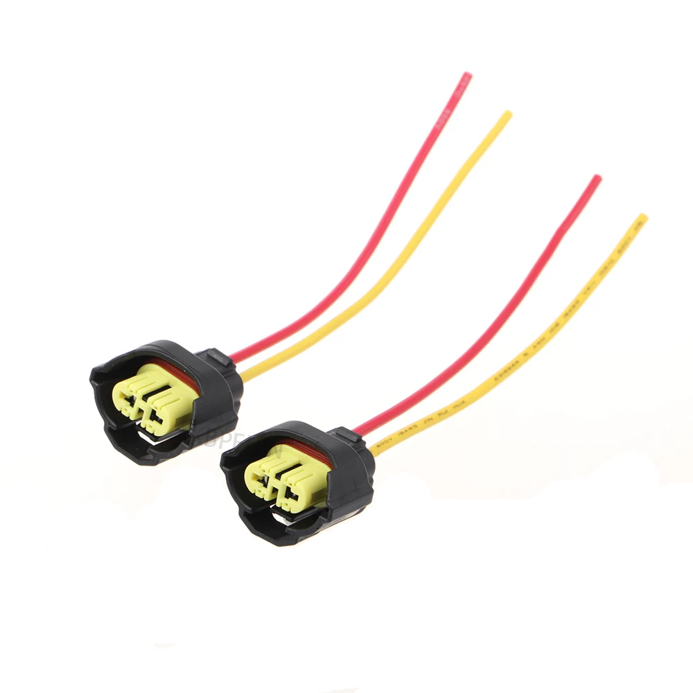 2x Car Headlight Sockets Adapter Connector For Nissan Sylphy Teana Toyota Honda Wiring Harness Accessories