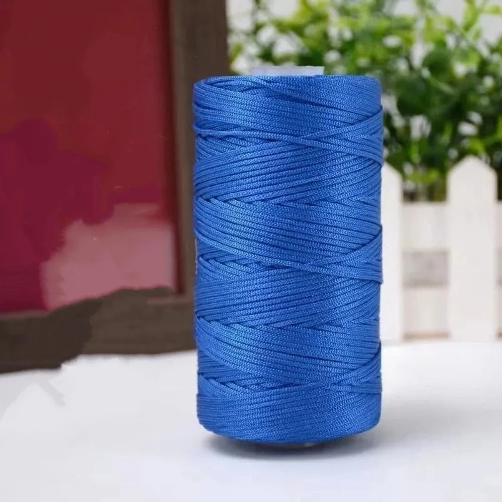 Practical 150D Leather Sewing Thread Thickness 260M Hand Stitching Thread Durable Vintage Flat Waxed Thread Leather Craft