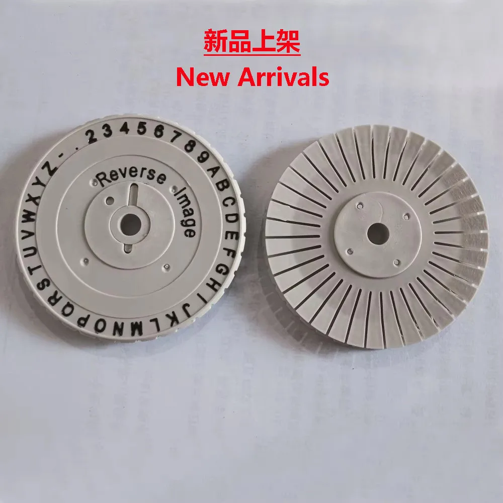 DYMO 1011 Label Printer Character plate (Horizontal Plate), Metal Embosser Original Embosing Wheel