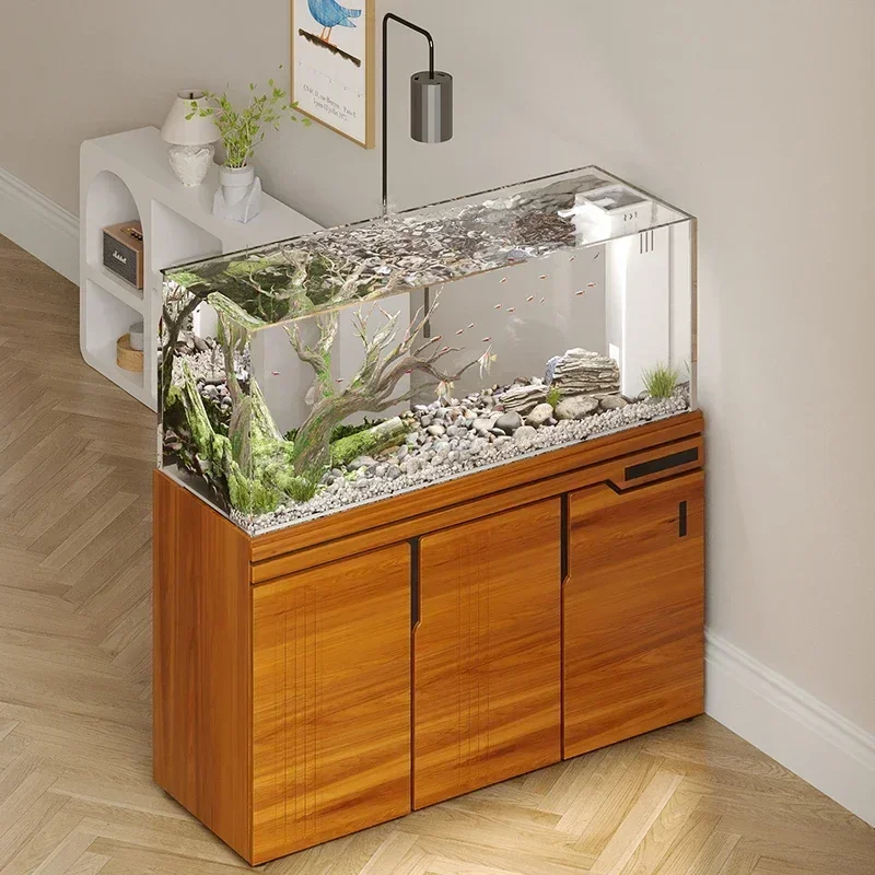 

Многофункциональные аквариумы, аквариумы, шкаф для гостиной, стеклянные аквариумы Arowana, роскошная гостиная, товары для домашних животных Acquario LLAQ