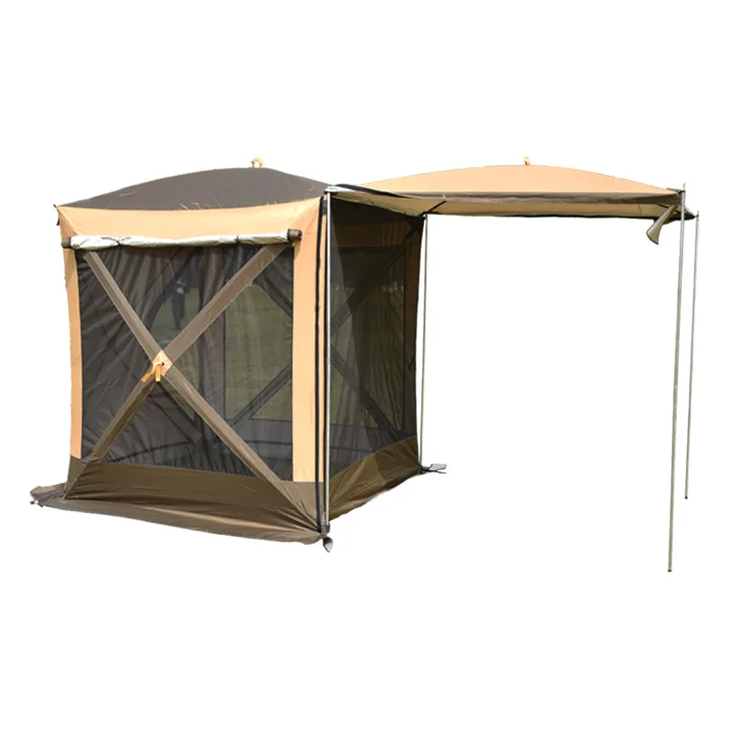

OEM 3-4 Person outdoor 300D Oxford Waterproof Camping Car Rear Tent