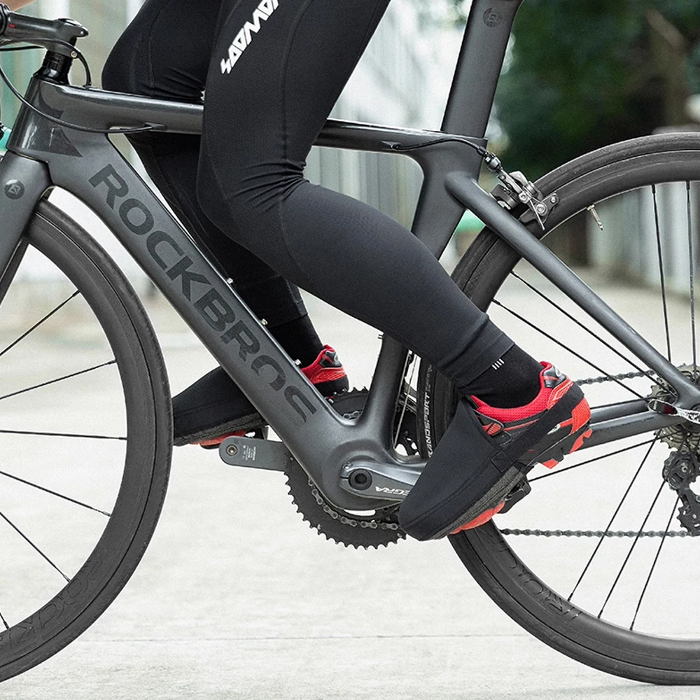 1 Paar Knöchelbandage für Radfahren, Zehenüberzüge für kaltes Wetter, Fahrradüberschuhe, Thermo-Fahrradschuh-Zehenschutz für Männer und Frauen