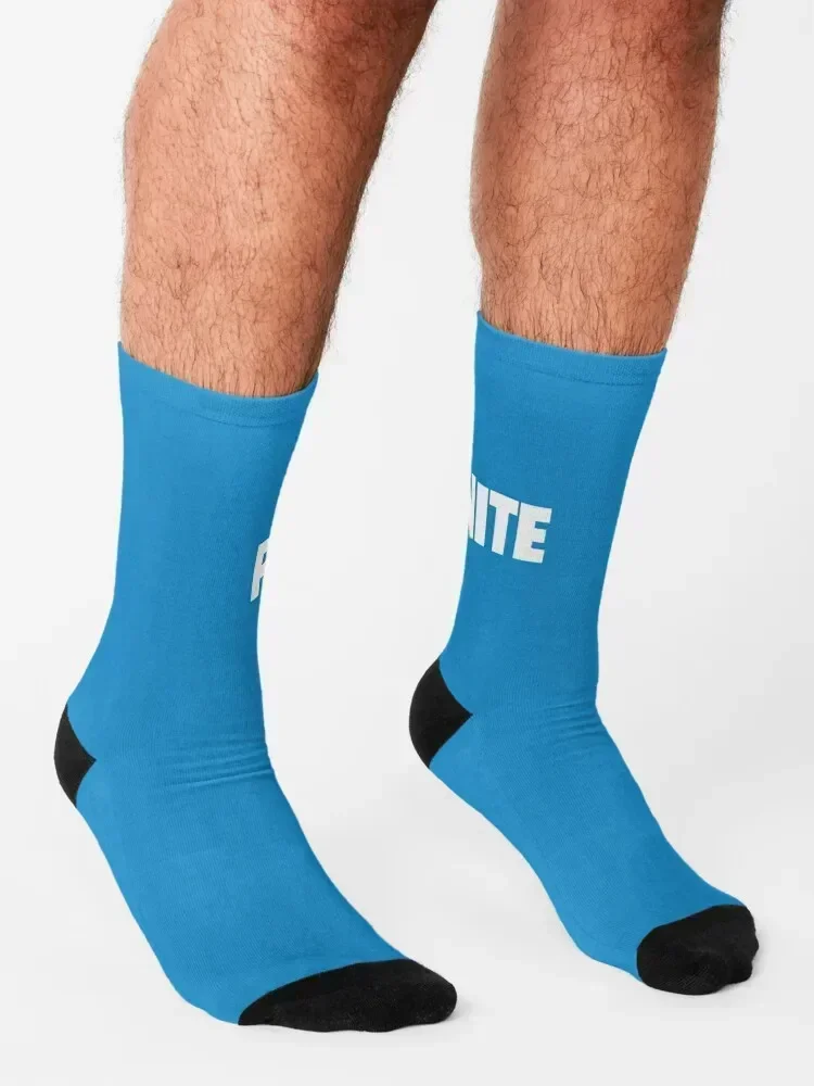 Fartnite Logo Classic T-Shirt Socks bright garter cycling football Toe sports Socks For Men Women's