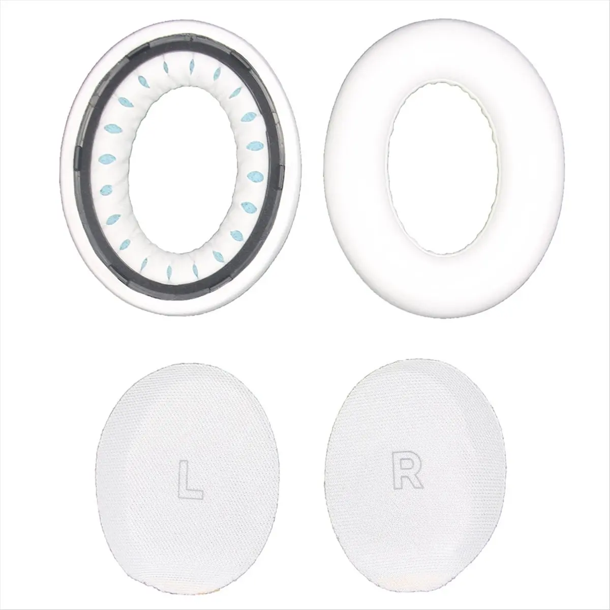 (A26M) Earpads for Bose QC Ultra Noise Reduction Headphone Replacement Soft Sponge Foam Cushions Repair Parts White