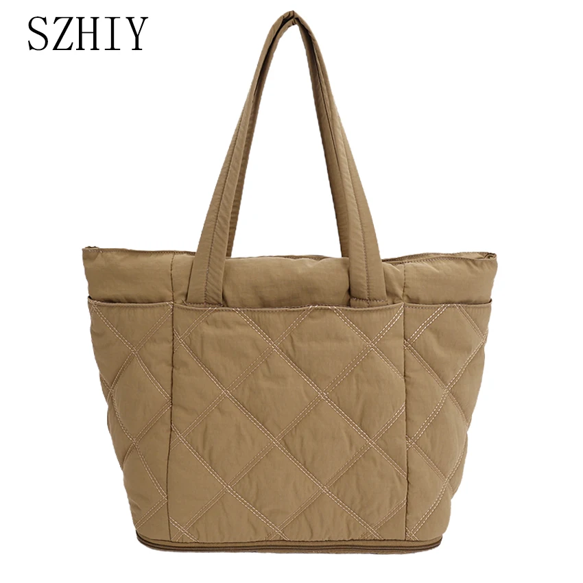 

Большая вместительная женская сумка на плечо, модельерская расширяемая большая сумка с несколькими карманами, тканевая сумка для путешествий для девочек Bolsos Para Mujeres