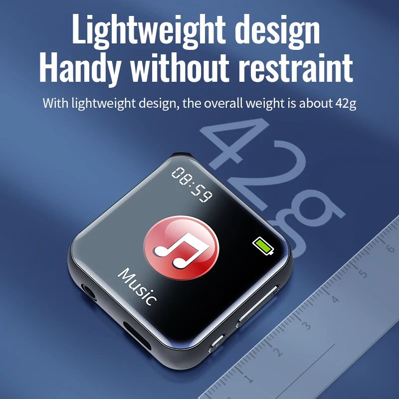 เครื่องบันทึกเสียง M30 Mini Audio พร้อมฟังก์ชัน E-book, FM, AI Smart, HD, ตัดเสียงรบกวน และ MP3