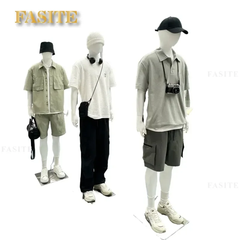 For Clothing Store Full Body Mannequin Display Stand Male Female Dummy Model Props Window Showcase Retail Shop Decoration